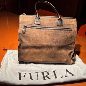 Furla Distressed Leather handbag